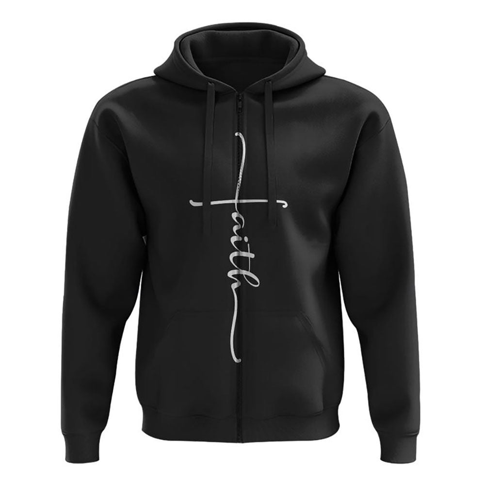 Jesus Is My God Cross 3D Hoodie Christian Sweatshirt Bible Verse Shirt