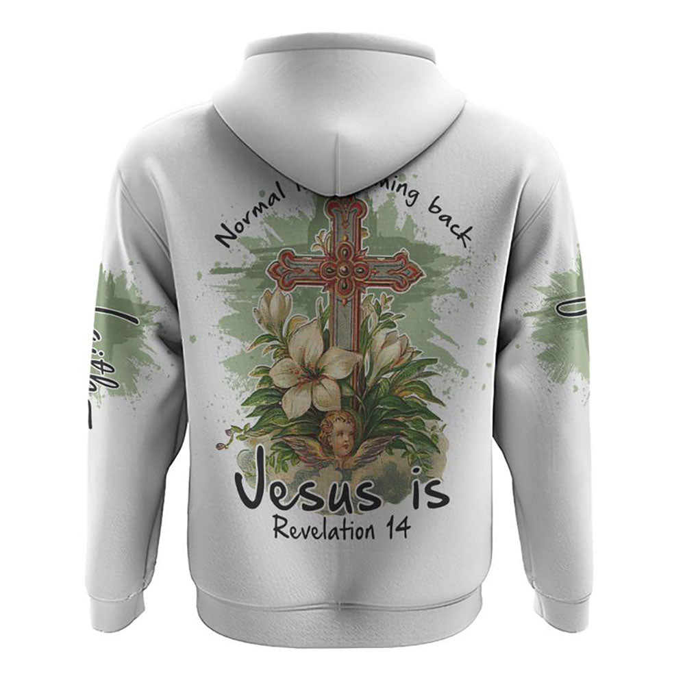 Jesus Is Revelation 14 Christian All Over Print Hoodie