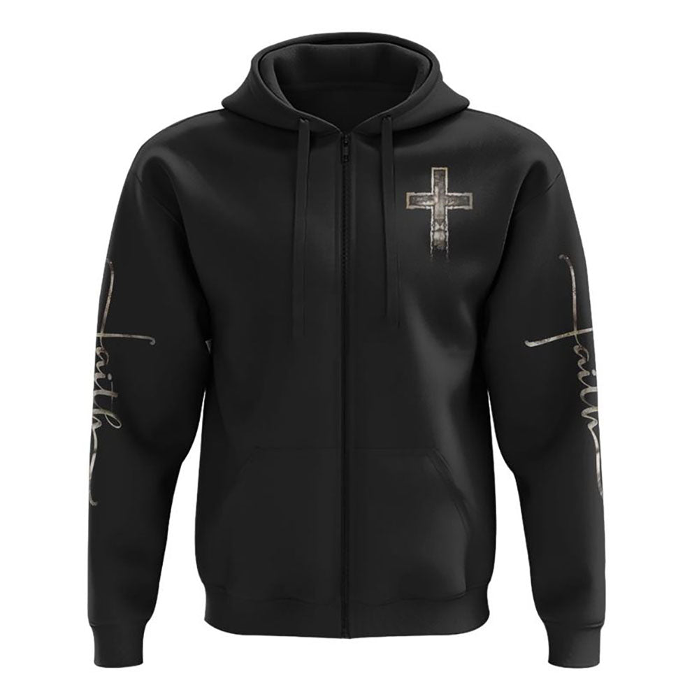 Jesus Lion 3D Hoodie Christian Sweatshirt Bible Verse Shirt