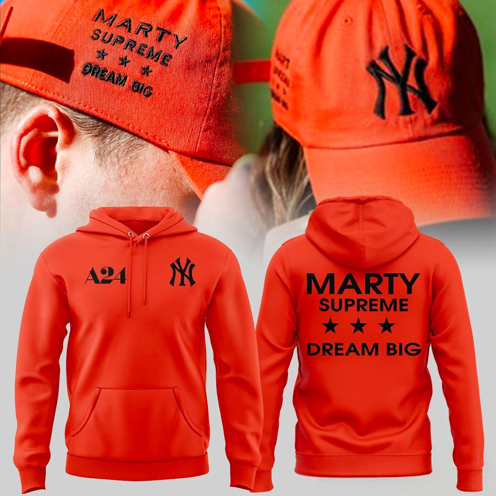 New York Yankees Marty Supreme Dream Big Hoodie Cap