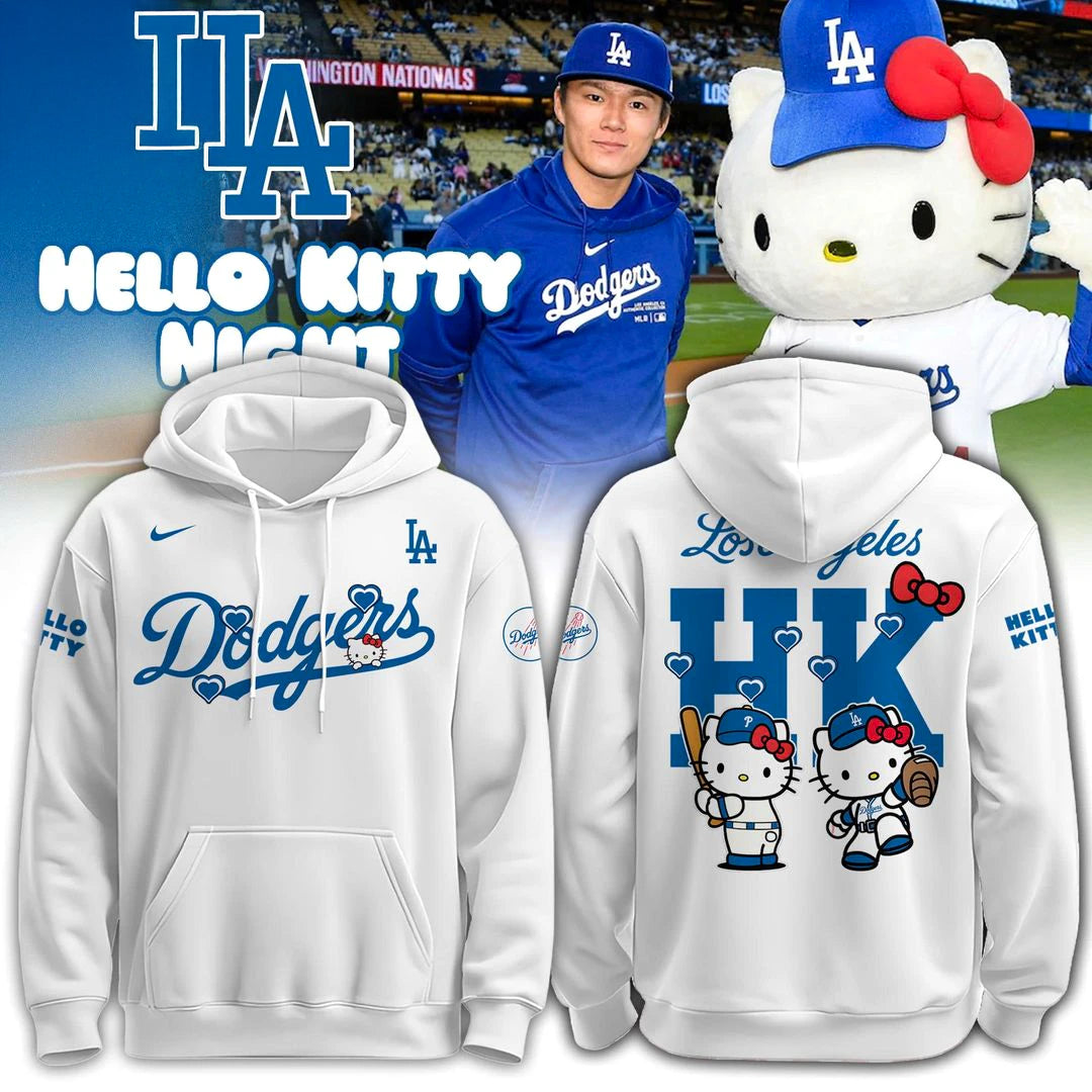 Los Angeles Dodgers Hello Kitty Night 2026 Hoodie