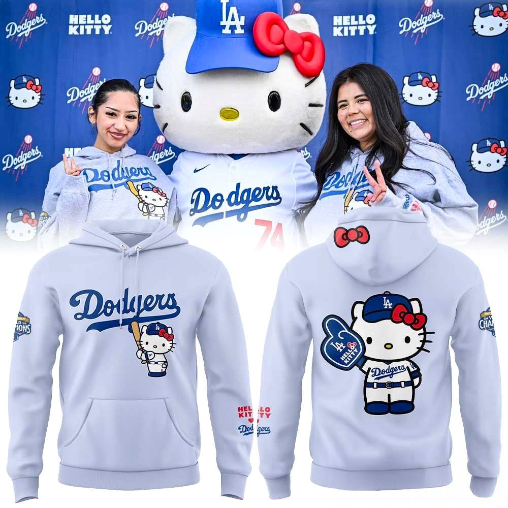 Los Angeles Dodgers Hello Kitty 2026 Hoodie Fans Special
