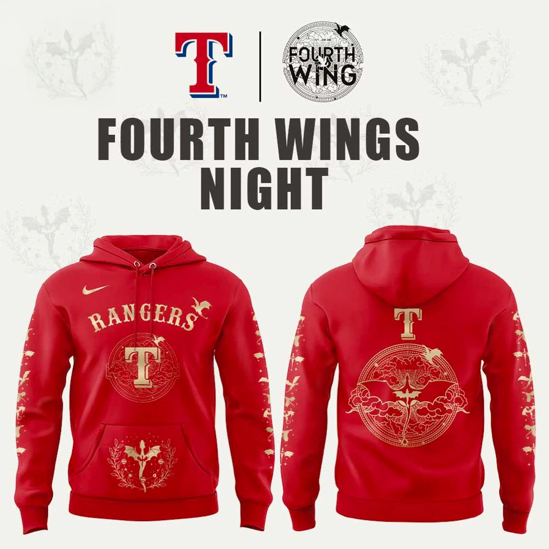 Texas Rangers Fourth Wings Night 2026 Edition Hoodie V2